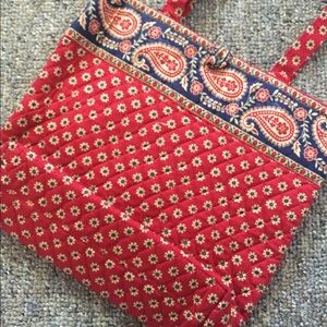 2/$18 VERA BRADLEY Tote Handbag - Red Floral Large